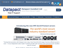 Tablet Screenshot of datapact.co.uk